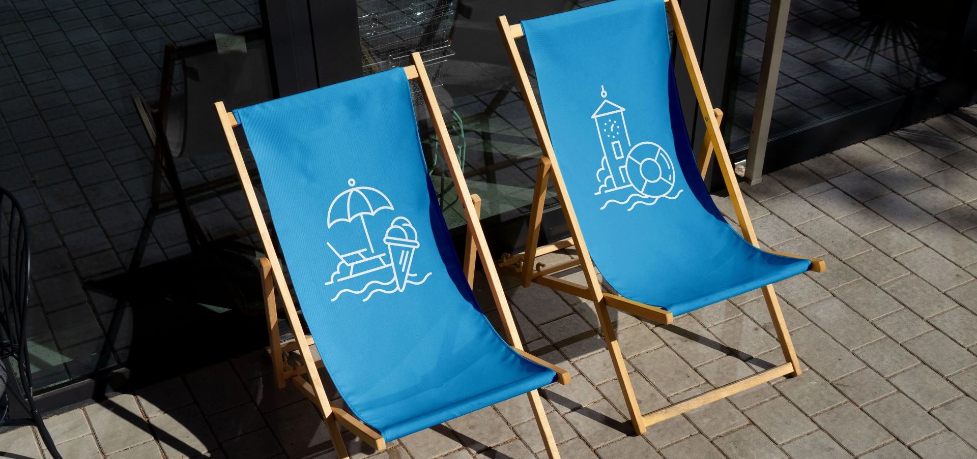 Stadtwerke Heidelberg-Design einer Icon Serie - Sonnenliegen