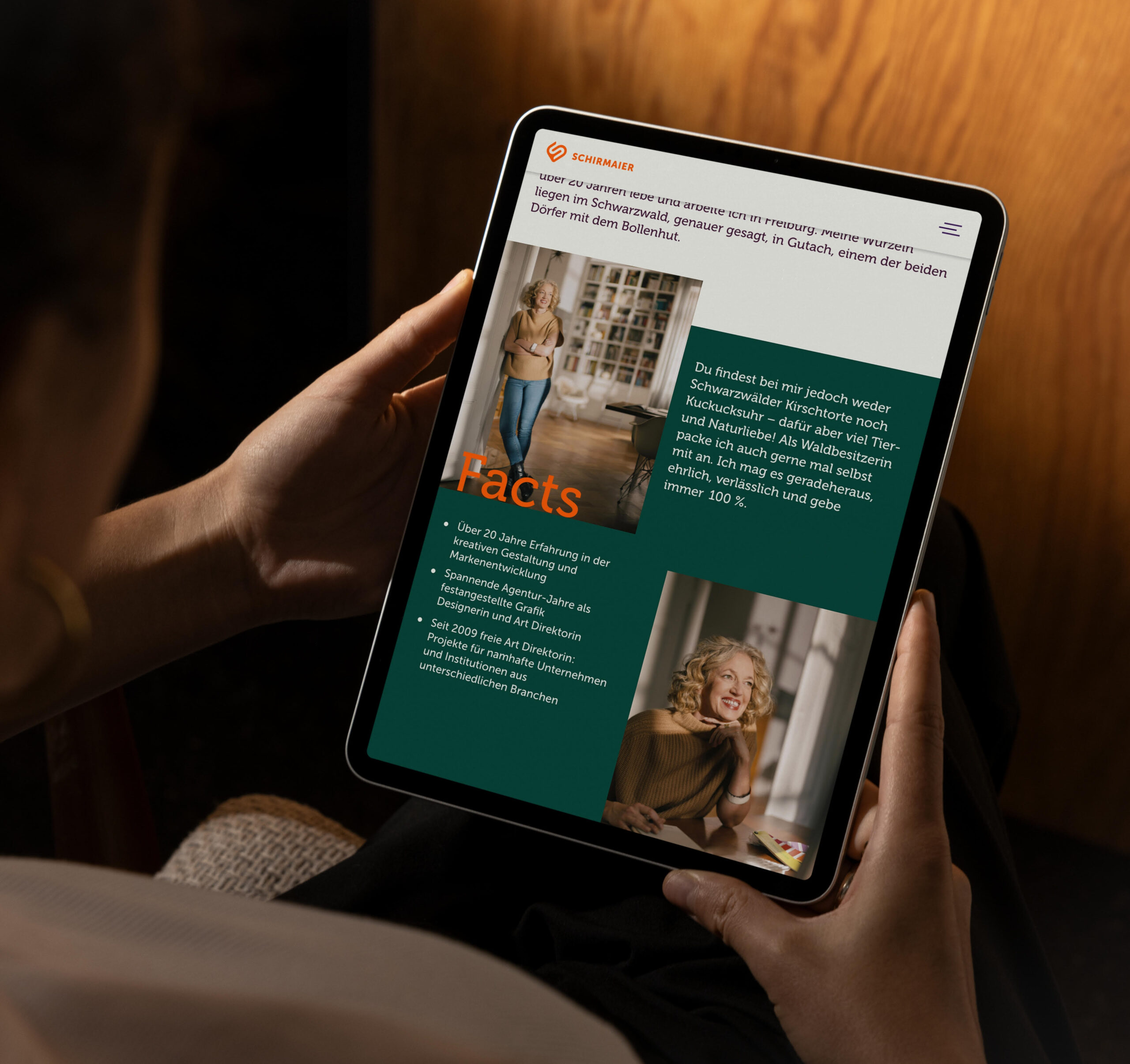 Relaunch und Brand Design für und von Christiane Schirmaier - iPhone