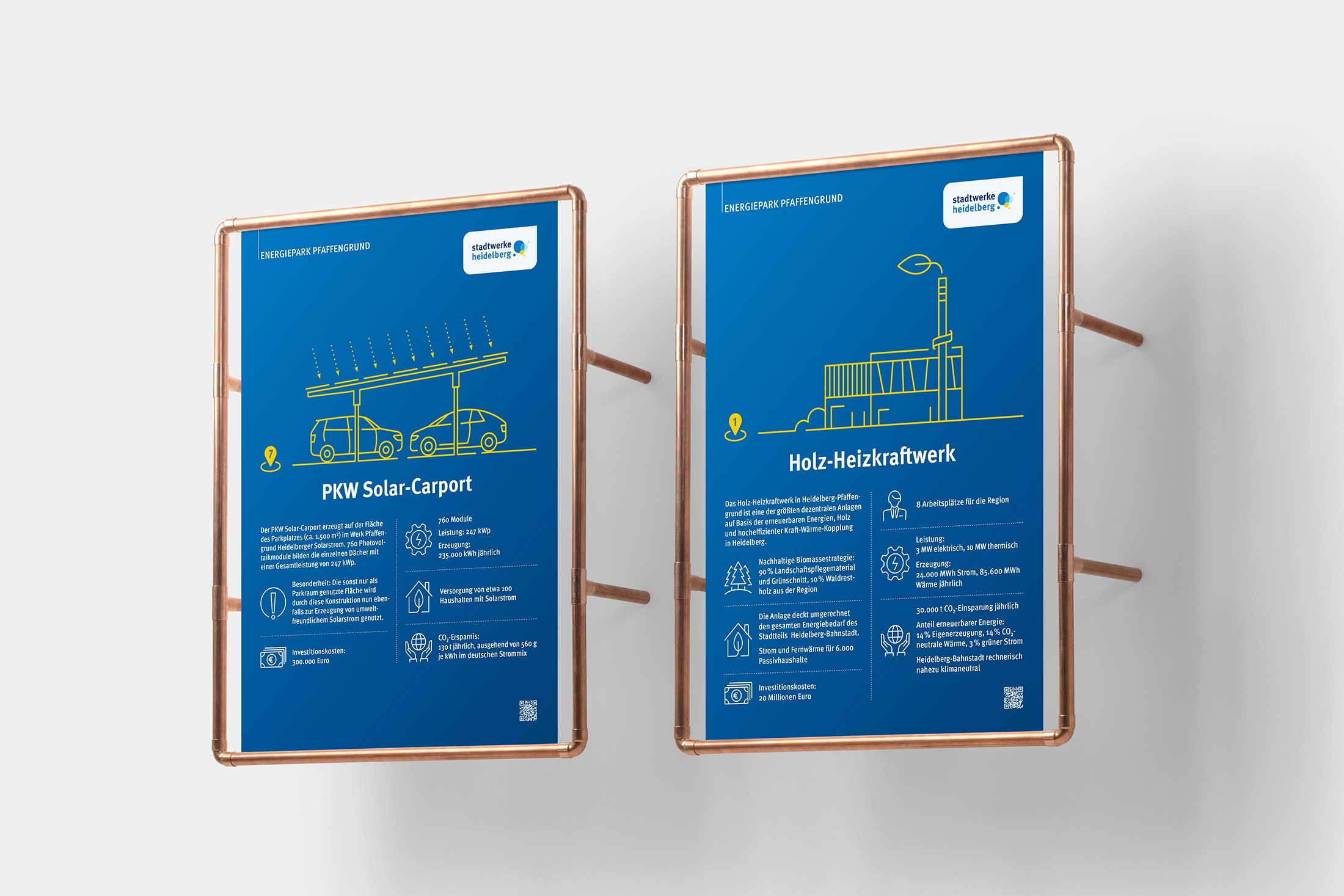 Stadtwerke Heidelberg-Design und Beschilderung Energiepark